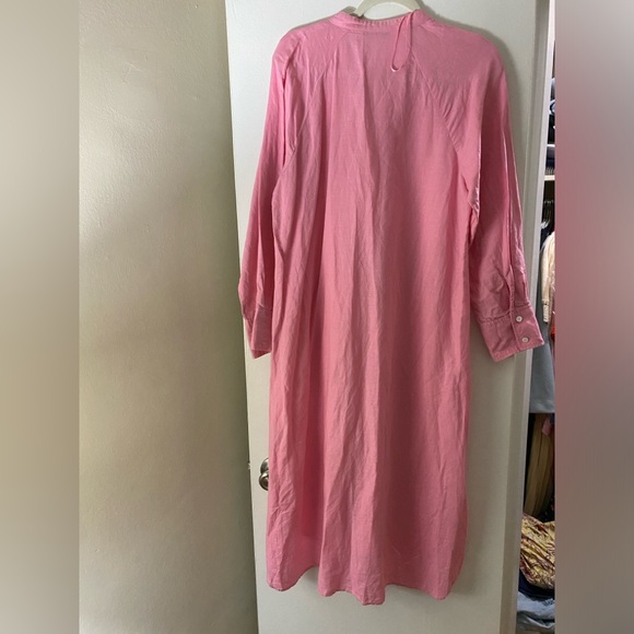 Zara pink linen tunic dress - Picture 4 of 4
